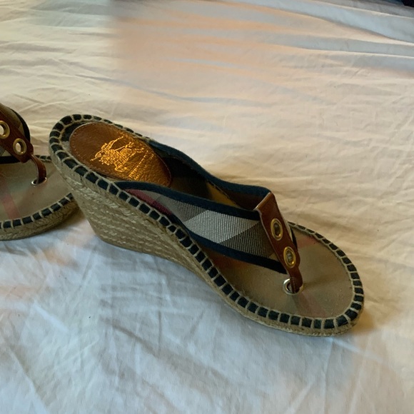 Burberry Wedge Sandals - Picture 8 of 12